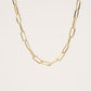BOLD SIENNA CHAIN GOLD-PLATED NECKLACE