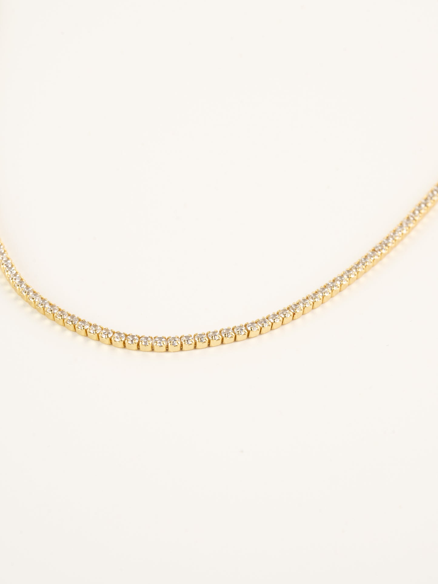 ATHENIAN RIVIERA GOLD-PLATED NECKLACE