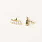 BLANCHE GOLD-PLATED EARRINGS